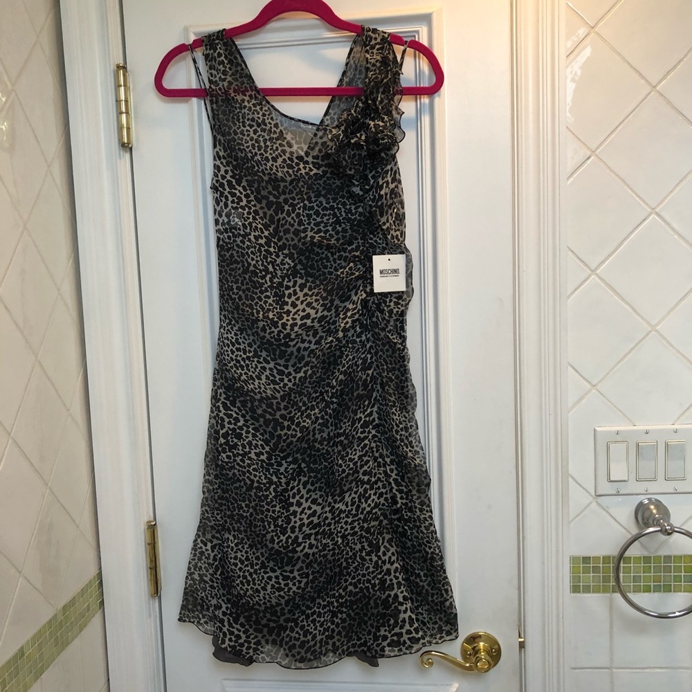 NWT Moschino Cheap and Chic Animal Print Dress